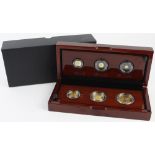 Britannia Six coin set 2021 (£100, £50 & £25) aFDC boxed as issued