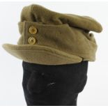 Poland a Free WW2 Polish era ? other ranks army winter cap, service worn.