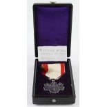 Japanese WW2 silver order of the rising sun in its original case.