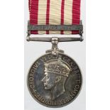 Naval General Service Medal GVI with Palestine 1945-48 clasp (D/SSX 819454 R H Cross ORD SMN RN)