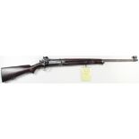 Rifle, a scarce and interesting KRAG Bolt Action Target Rifle, Calibre 6.5mm, barrel 26" inches,