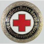 German WW2 Red Cross enamel badge.