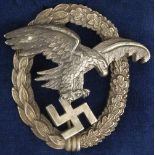 German Luftwaffe Observers badge in fitted case.