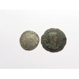 Henry III Long Cross silver Penny of Bury St Edmunds, Class 5b, moneyer Randulf, 1.62g, GF light