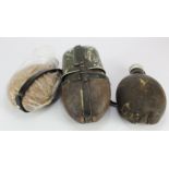 German Army Water Cans various, 1) marked 'HRE 60' to lid, no date on bottle. 2) marked 'ESB39' to