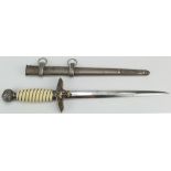 German Luftwaffe Officers dagger, complete with scabbard.