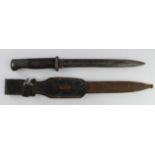 WW2 German Mauser K-98 Bayonet with Scabbard and Frog.