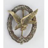 German Luftwaffe Air Gunners qualification badge.