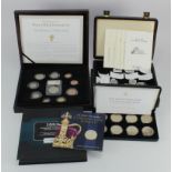 Westminster, Bradford Exchange etc, historic coin sets (6) including George III 'Cartwheel' coin