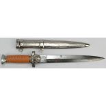 German Red Cross Officers dagger, complete with scabbard.