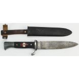 German HJ dagger, M7/42, 1940 and RZM marked blade.