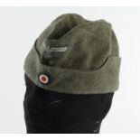 WW2 German Heer (Army) M34 Overseas Side Cap. Good condition for its age.