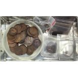 GB Copper & Bronze (122) 17th-20thC assortment, mixed grade.