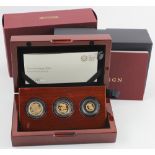 Royal Mint: The Sovereign 2018 Three-Coin Gold Proof Set (Sovereign, Half-Sovereign & Quarter-