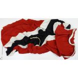 Flag original British colonial Trinidad 8x12 heavy cotton flag.