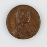 John Locke 1704 bronze Memorial Medal by J. Dassier