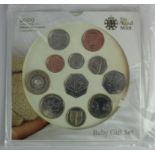 Royal Mint: 2009 United Kingdom Brilliant Uncirculated Coin Collection 'Baby Gift Set' including Kew