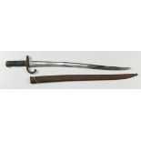 French Chassepot Bayonet with scabbard