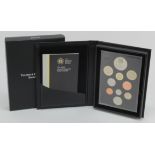 Royal Mint: The 2012 United Kingdom Proof Coin Set, standard black book edition, FDC cased with cert