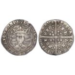 Henry VI silver Groat of Calais, Annulet Issue, S.1836, 3.58g, lightly clipped F/GF