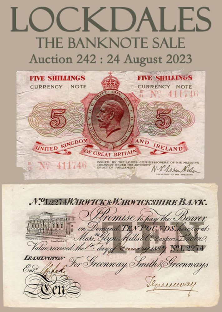 Lockdales Banknote Sale, Auction #242