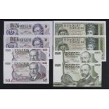 Austria (8), an Uncirculated group of consecutively numbered pairs, 100 Schilling dated 2nd