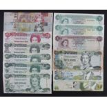 Bahamas (13), a collection of Uncirculated notes, no duplication, 50 Cents 1965, 1 Dollar 1974 (4) a