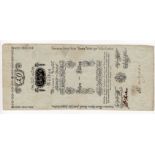Austria 10 Gulden dated 1796, very rare issue with watermark 'Wiener Stadt/Banco Zettel', printer