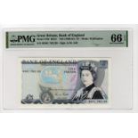 Gill 5 Pounds (B353) issued 1988, FIRST RUN serial RD01 762120 (B353, Pick378f) in PMG holder graded