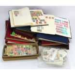 British Commonwealth with other foreign stamps housed in various stockbooks / albums plus loose.