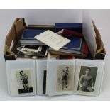 Boxing - original lifetime collection of Programmes (many 1950's), photos, many autographs,