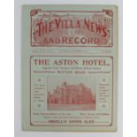 Aston Villa v Tottenham Hotspur FC 18th Nov 1911 League Div 1