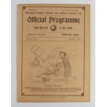 Tottenham Hotspur FC v Sheffield United 18th March 1911 League Div 1