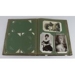 Blue album of postcards relating to early Edwardian Actress Camille Clifford (1885 - 1971). (