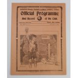 Tottenham Res v Reading London Combination Div 1, 17th January 1931 programme