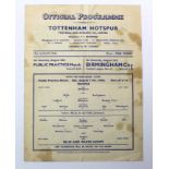 Tottenham Hotspur FC Public Practice Match Whites v Blue and White Hoops 17th August 1946