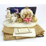 Franklin Mint 'Cinderella's Magical Moment' figure, by Alexander Danel, depicting Cinderella