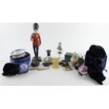 Collectables. A collection of various items, including Faberge, Caithness, perfume bottles, etc.