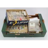 Crate containing quantity of cards in sets, part sets & odds, mainly sorted, mixed condition    (