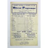 Chelsea v Nottingham Forest 25th August 1945 F/L South (1st game after WW2)