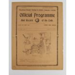 Tottenham Hotspur FC v Blackburn Rovers 28th August 1920 Div 1