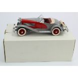 Danbury Mint '1935 Duesenberg SSJ' diecast model, contained in original box