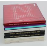 GB - Royal Mail Year books (x7) FV £480.31