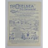 Chelsea v Tottenham Hotspur FC 28th Sept 1929 Div 2