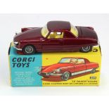 Corgi Toys, no. 259 'Le Dandy Coupe, Henri Chapron Body on Citroen D.S. Chassis' (maroon), one