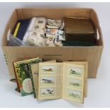 Crate, sets & odds, cigarette & trade, (many Ogden issues noted), in vintage & modern albums, pages,