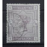 GB - 1883 QV 2/6 on blued paper, fine used, SG175, cat £1500