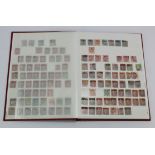 GB - red stockbook of used QV material, wide range from imperfs to Jubilee, lots to sort (Qty)