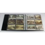 Assorted original collection in large maroon album, topographical, German fleet sinking, aviation,