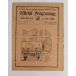 Tottenham Hotspur FC v Aston Villa 4th Dec 1937 Div 2